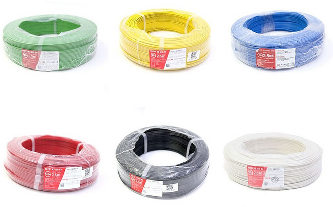 단선 HIV 1.5SQ 100M 재단판매 국산 케이블 전선, 1개, 녹색