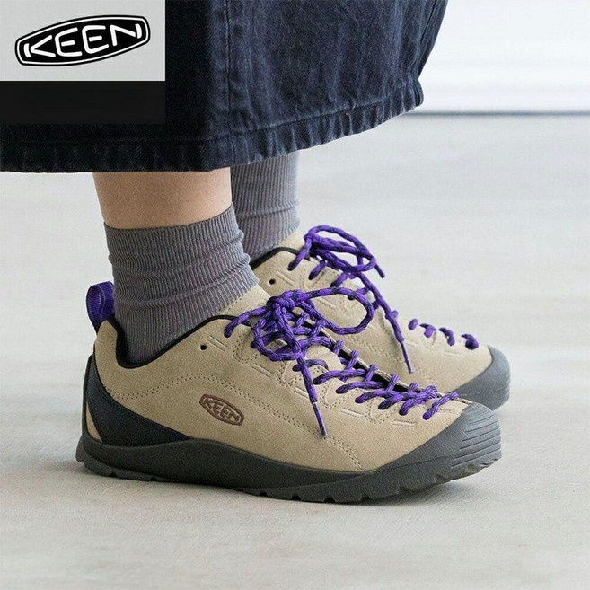KEEN 킨 재스퍼 스니커즈 여성 트레킹화 등산화 베이지 퍼플 26SS