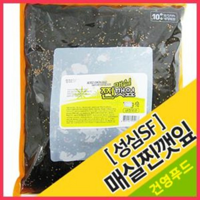 매실찐깻잎 1kg 4kg 매실향이 솔솔, 1봉