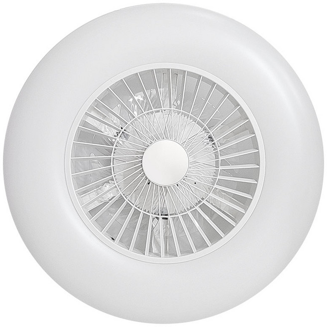 런던라이팅 리모컨 천장 선풍기 LED 방등 60W 작은방 실링팬 겸용 방등, 유백색