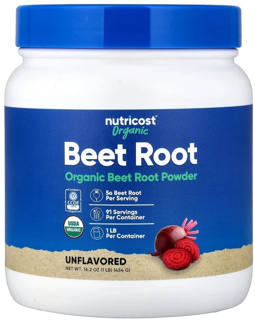 뉴트리코스트 오가닉 비트뿌리 파우더 454g, 1개 - 쿠팡
