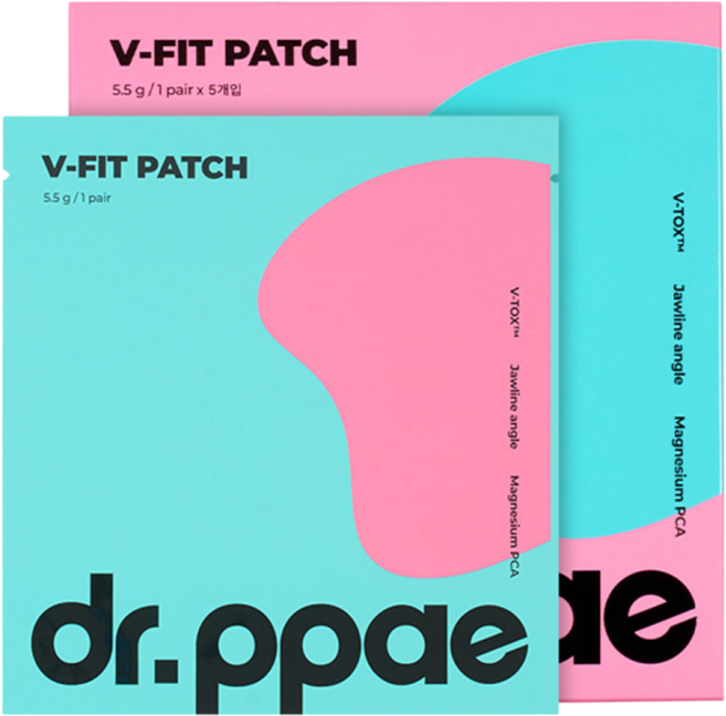 닥터빼 턱살제거 윤곽패치 V-Fit 브이핏 패치, 1개, 5개입