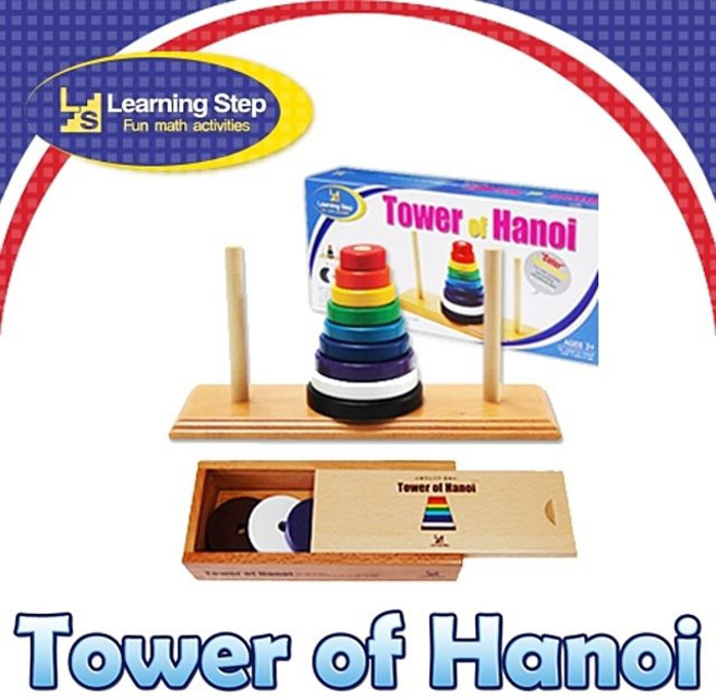 (러닝스텝)칼라 하노이탑 9단 ero*0500uR, 1개