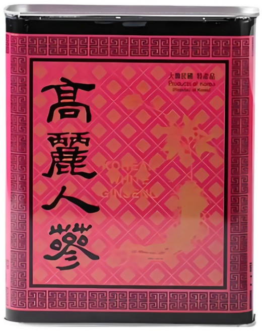 1등급 고려인삼 건삼 피직(캔) 6년근 10지, 1개, 300g