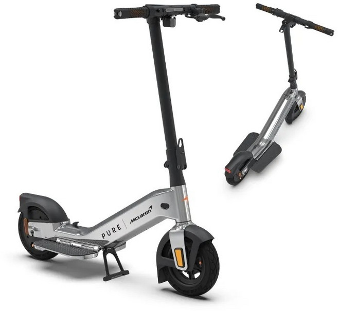 PURE McLaren 電動滑板車 500W 經典橙, 1個, 全球限量 CHROME 液態銀收藏款