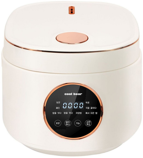 전기보온 에그밥솥추천 3-6인용 밥솥 저당밥솥 압력밥솥 캠핑밥솥, 아이보리, 아이보리