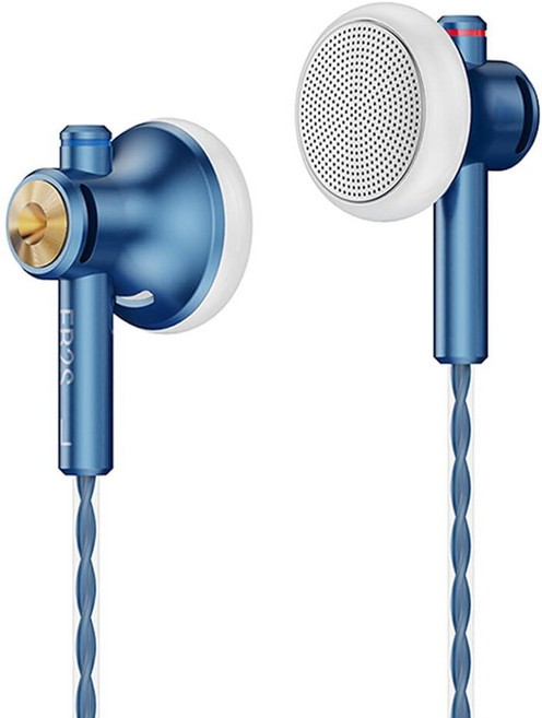 NICEHCK EB2S 프로 플랫 헤드 이어버드 유선 이어버드 인이어 헤드폰 소음 차단 코드 3.5mm/4.4mm 잭 이어 버드 갤럭시 S7 엣지 갤럭시 S23 울트라, NICEHCK EB2S 프로 플랫 헤드 이어버드, 유선, Blue