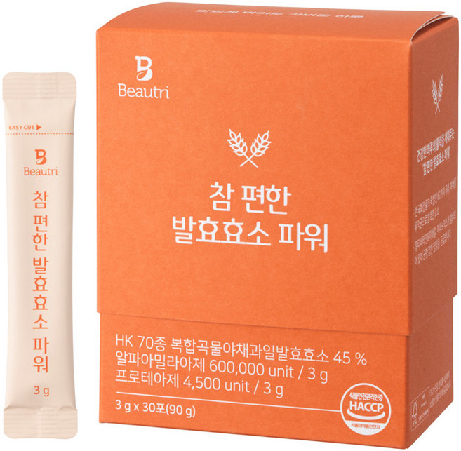 한국화장품 뷰트리 참 편한 발효효소 파워, 1개, 30개, 90g