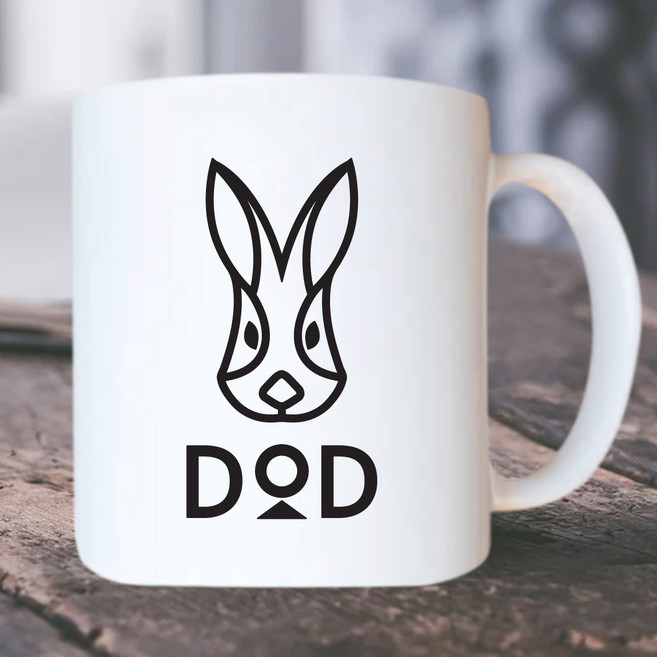 페이퍼스토리 도플갱어 DOD 캠핑 로고 캠핑용품 캠핑카 방수 스티커, 스카이, 4.2x8cm