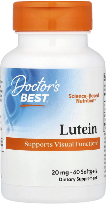 효과가좋습니다 Doctor's Best 루테인 20mg 소프트젤 60정 고급영양제, DoctorsBest루테인20mg소프트젤60정, 1개