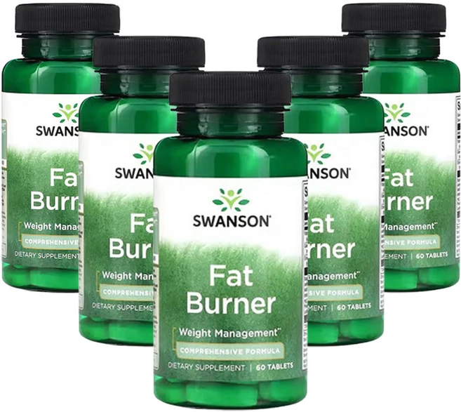 스완슨 지방 연소제, 5개, 60정 - 쿠팡