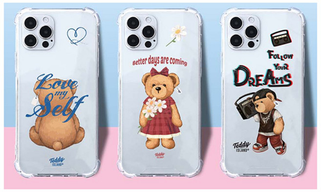 테디아일랜드 에어범퍼 클리어 투명 케이스 23F/W 아이폰 15프로