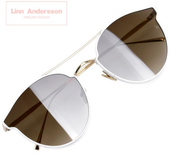 린앤더슨 명품 IP도금 티타늄 2커브 선글라스 SLA1036-04 / LINN ANDERSSON