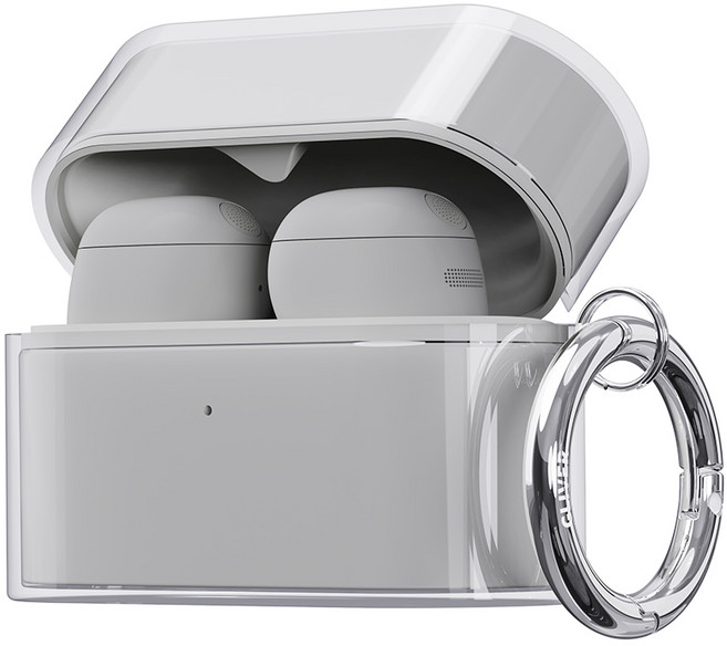 소니 WF-1000XM6 케이스 투명 고투명 황변방지 2MM 독일산 원료 클리어 젤리, 1개