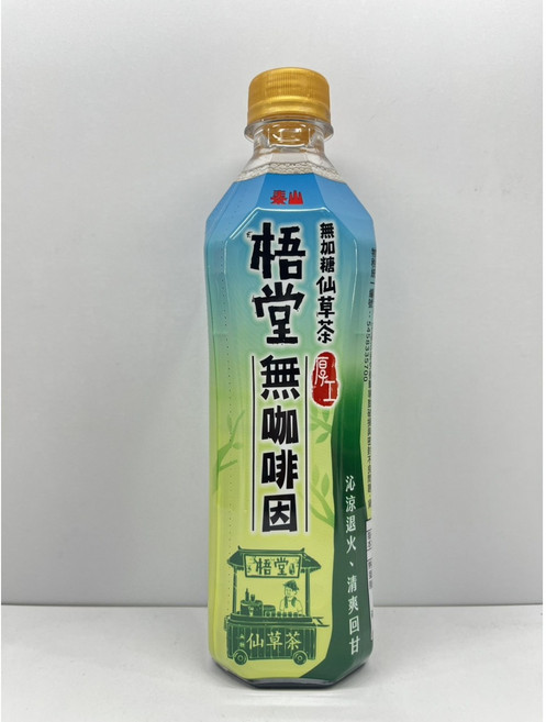 TAISUN 泰山 梧堂無咖啡因仙草茶, 500ml, 24瓶
