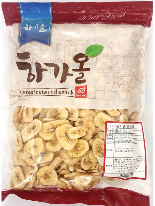 대용량 건바나나 칩 800g 말린 건조 마른 안주 튀긴, 1개