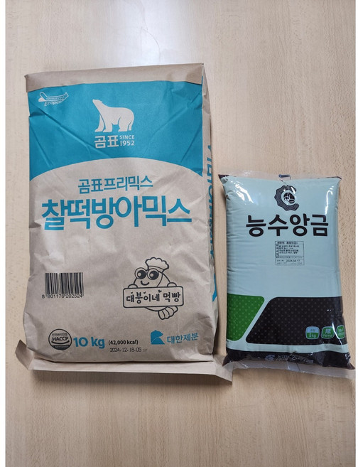 곰표 찰떡방아믹스 10kg 1개 붕어빵용 능수통팥앙금 5kg 1개 대붕이네먹빵