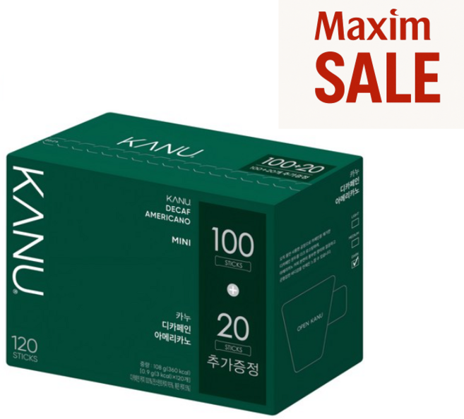 카누 미니 디카페인 아메리카노, 900mg, 100개입, 1개