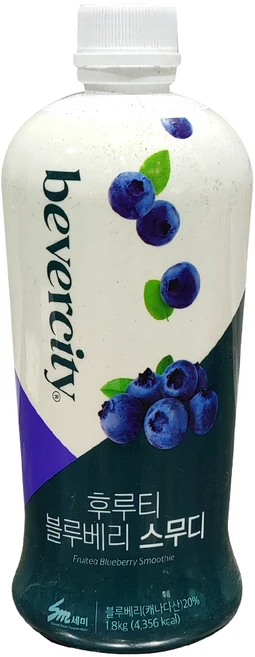 베버시티 세미 후루티 블루베리 스무디, 1.8kg, 6개 - 쿠팡