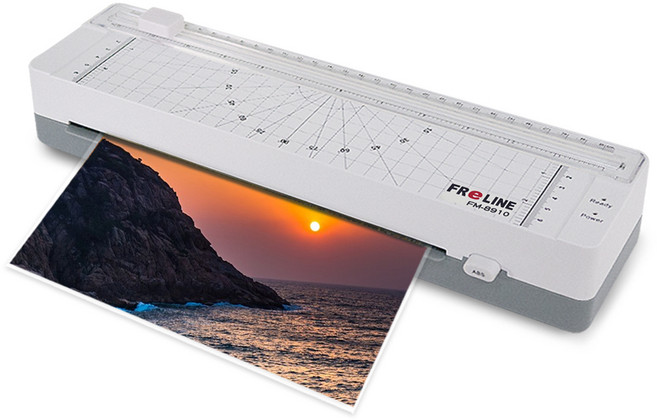 FReLINE A3裁刀護貝機 FM-8910 文件護貝 裁切功能 快速預熱, 新品, A3