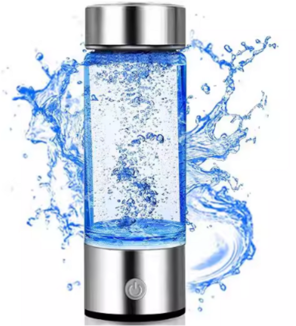 Mochae 수소수 제조기 휴대용 수소수제조기 소형알칼리수 미네랄워터 순수 수소수 물병 제조기 420ml, 실버