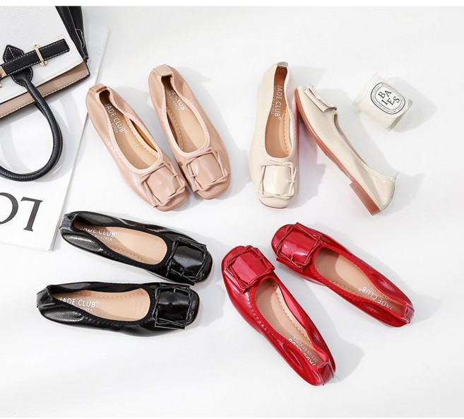 제이드클럽 말랑말랑 에나멜 플랫 U-3283