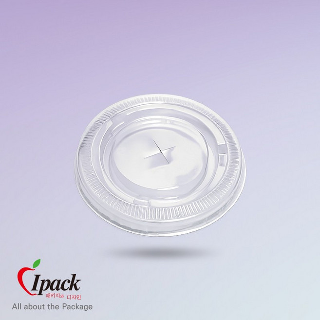 아이팩피앤디 92파이 평리드 PET 컵뚜껑 국산 투명, 1박스, 1000개, 평평한 뚜껑