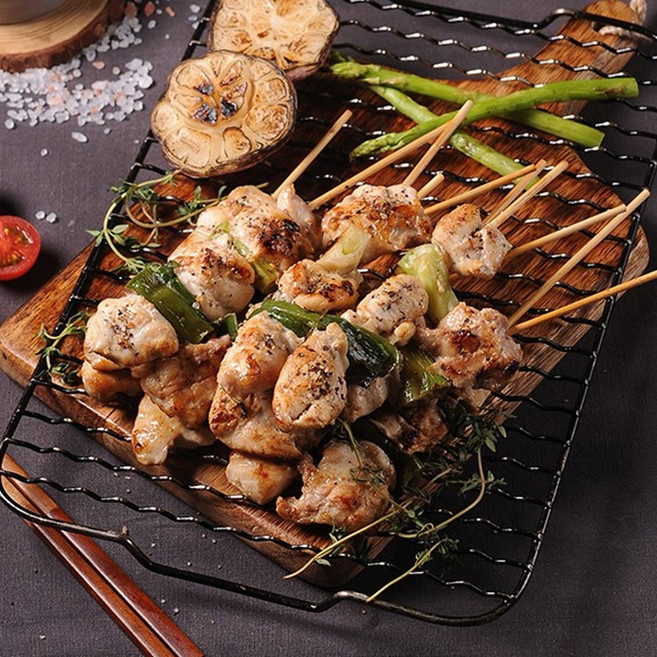 닭꼬치 캠핑음식 수제꼬치 구이 파닭꼬치 10개 500g+데리야끼 소스 120g, 500g