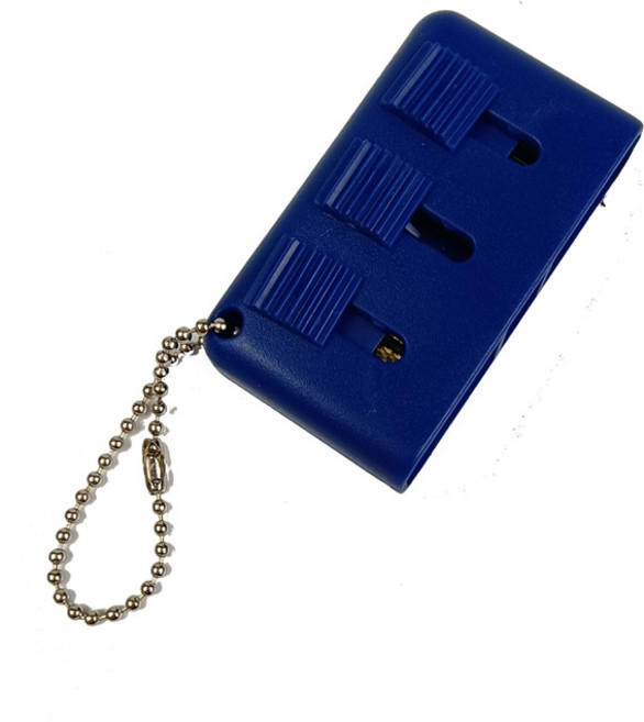 까마느 골프 클럽 헤드 관리 청소 클리너 솔, 파란색, 1개