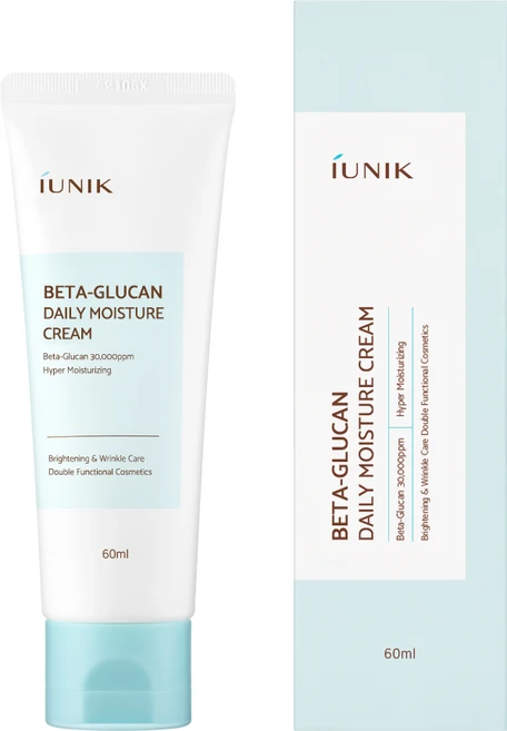 아이유닉 베타글루칸 데일리 모이스처 크림, 60ml, 1개 - 쿠팡