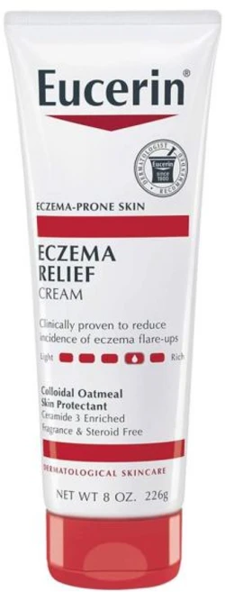 Eucerin Eczema Relief Cream 유세린 습진 안정 크림 8oz(226g) 3팩, 226g, 1개 - 쿠팡