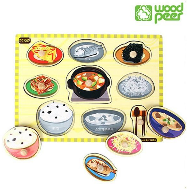 손잡이퍼즐 한국밥상 WD1766, 1개