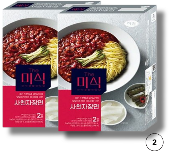 더미식 사천자장면 270g x 2p, 2개, 2개