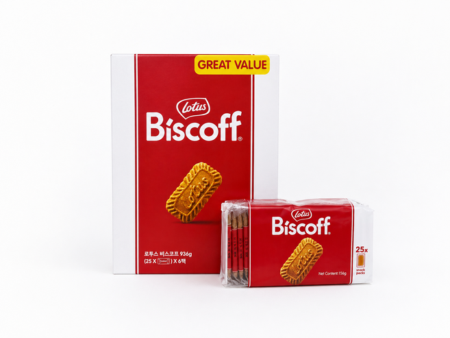 로투스쿠키156g x12팩 LOTUS과자 와플 커피 쿠키 수입, 156g, 12개