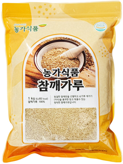 볶음 참깨가루 깨소금 굵게 빻은 참깨분말, 1kg, 1개
