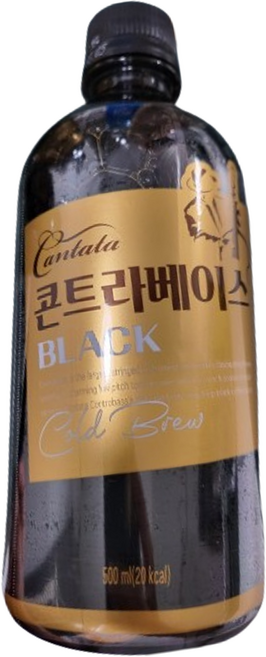 칸타타 콘트라베이스 블랙 커피, 500ml, 20개