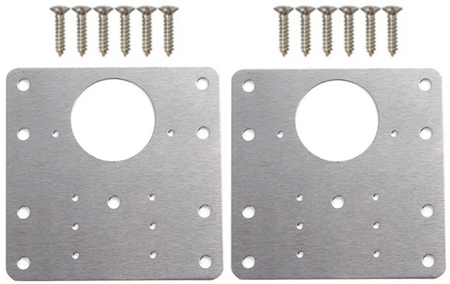 바이트 싱크대 가구 문 경첩 수리 보강판, 2개