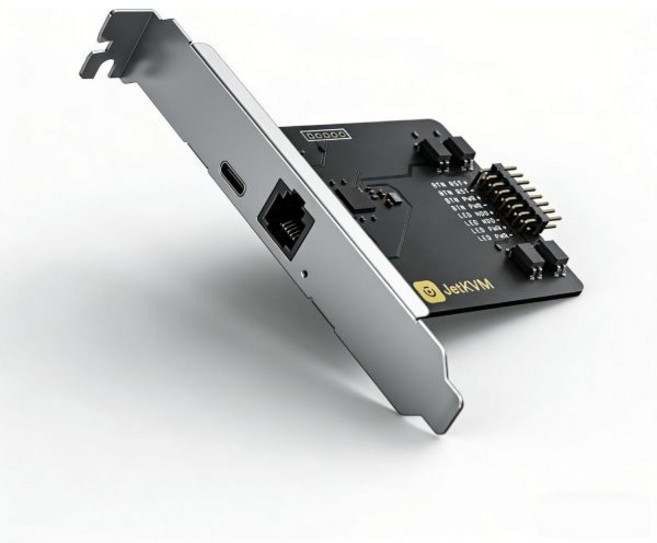 BitPC 오픈 소스 IP KVM 스위치 JetKVM 확장 포트 ATX 보드
