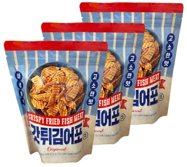 갓 튀김 어포 60g x 3개