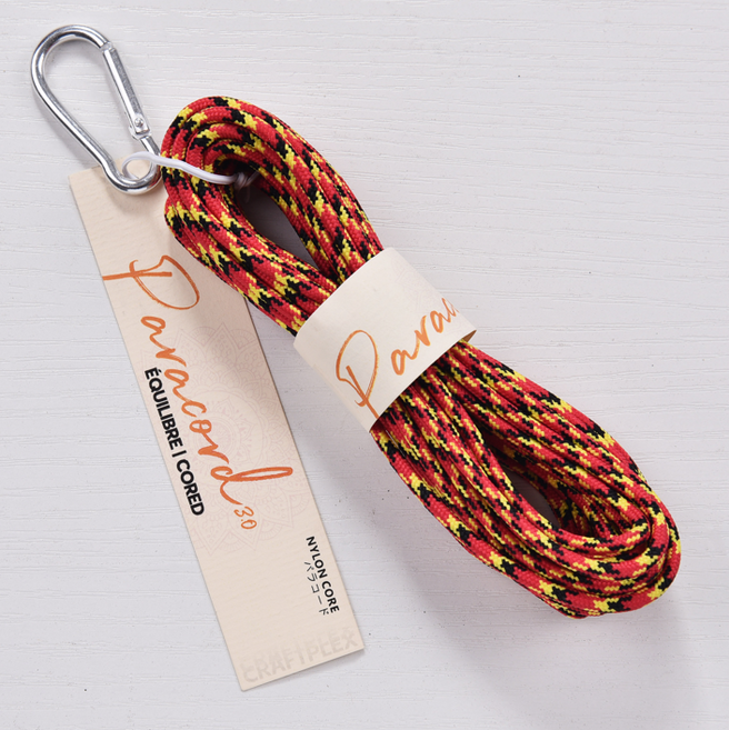 3mm 배색 파라코드 카라비너 5m 멀티 컬러 파라코드 팔찌 마스크 스트랩 리드줄 마크라메 재료, 07.탱고