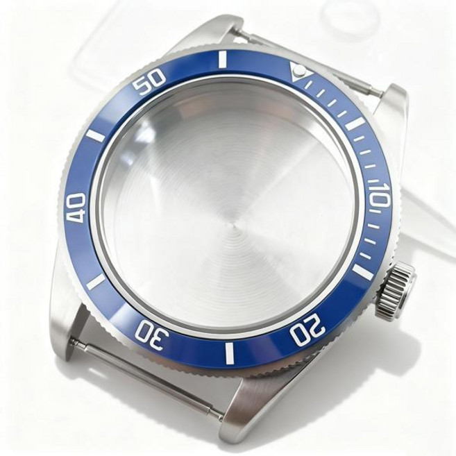 호환 39mm 실버 시계 케이스 돔형 사파이어 크리스탈 NH34 NH35 NH36 ETA2824 PT5000 자동 무브먼트용 튜더 블랙 베이 모드 부품, [02] Steel Back ETA2824, [45] A9