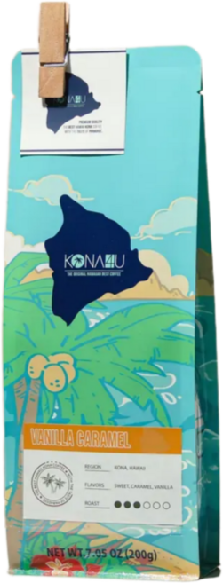 코나포유 세계3대커피 하와이 코나커피 바닐라 카라멜 원두 200g, 홀빈(분쇄안함), 1개