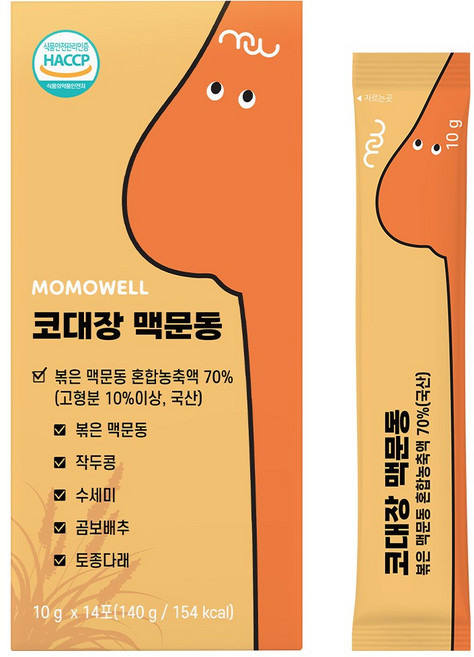 모모웰 국산 볶은 맥문동 농축액 기관지 차 도라지 사과 모과 14회분, 1개, 140g