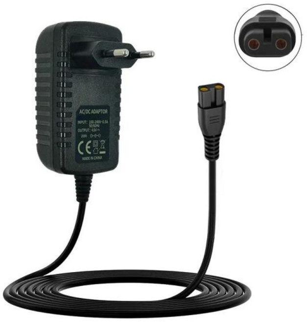 무선 트리머 전원 코드 어댑터 교체용 클리퍼 충전기 BaByliss PRO FX820 FX788 FX787 FX870 FXSSM FX726 FX825 4.5V, 1)EU, 1개