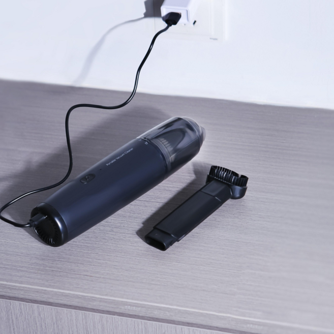 DS 핸디 진공 청소기 무선 강력한 휴대식 청소기 가정용 차량용, 블랙(업그레이드)