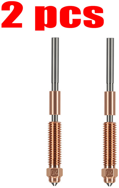 Creality K1C 깍지 Max 유니콘 퀵 스왑 노즐 Ender 3 스위프트 설치 하이 플로우 인쇄 업그레이드, 02 2 (pcs), 3) 0.2mm - 2 pcs