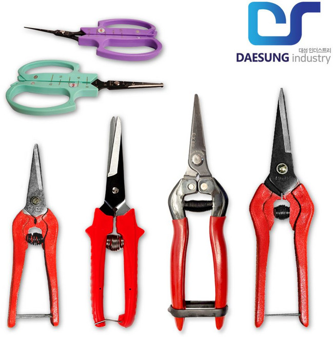 신성 고급 적과가위 모음 전정가위 포도 알솎기 가위 다목적가위 전공가위, 신성가위4호, 1개