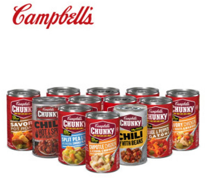 Campbell's 캠벨 청키 클래식 치킨 누들 스프 527g, 14.치킨 토르티아 스프 533g, 533g, 1개