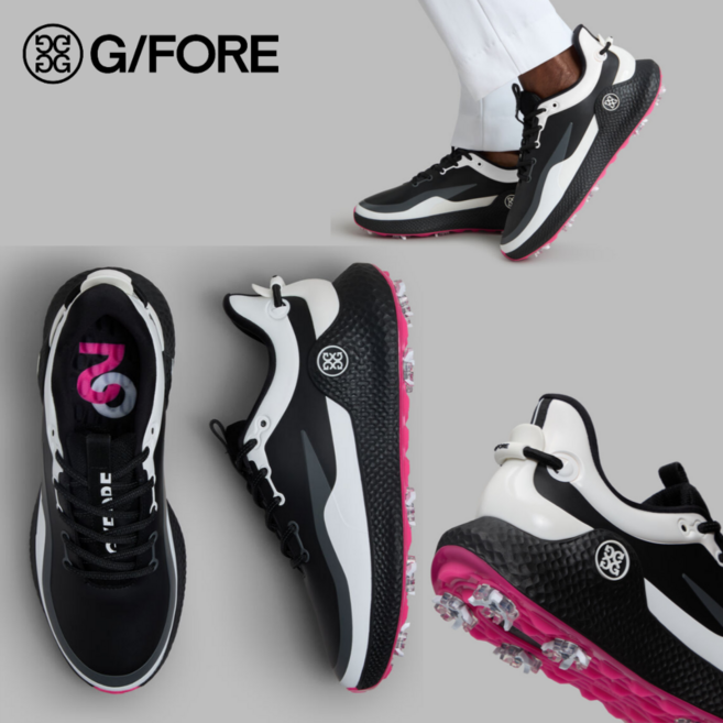 지포어골프화 남성 GFORE 스파이크 골프신발 MG4+ O2 클리츠 블랙핑크
