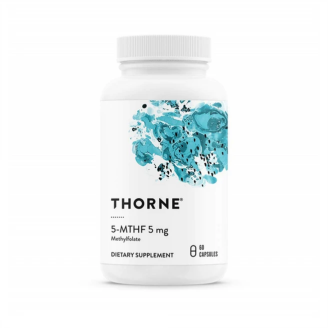 쏜 리서치 Thorne Research 5-MTHF Folate 엽산 5mg 60캡슐, 1개 - 쿠팡